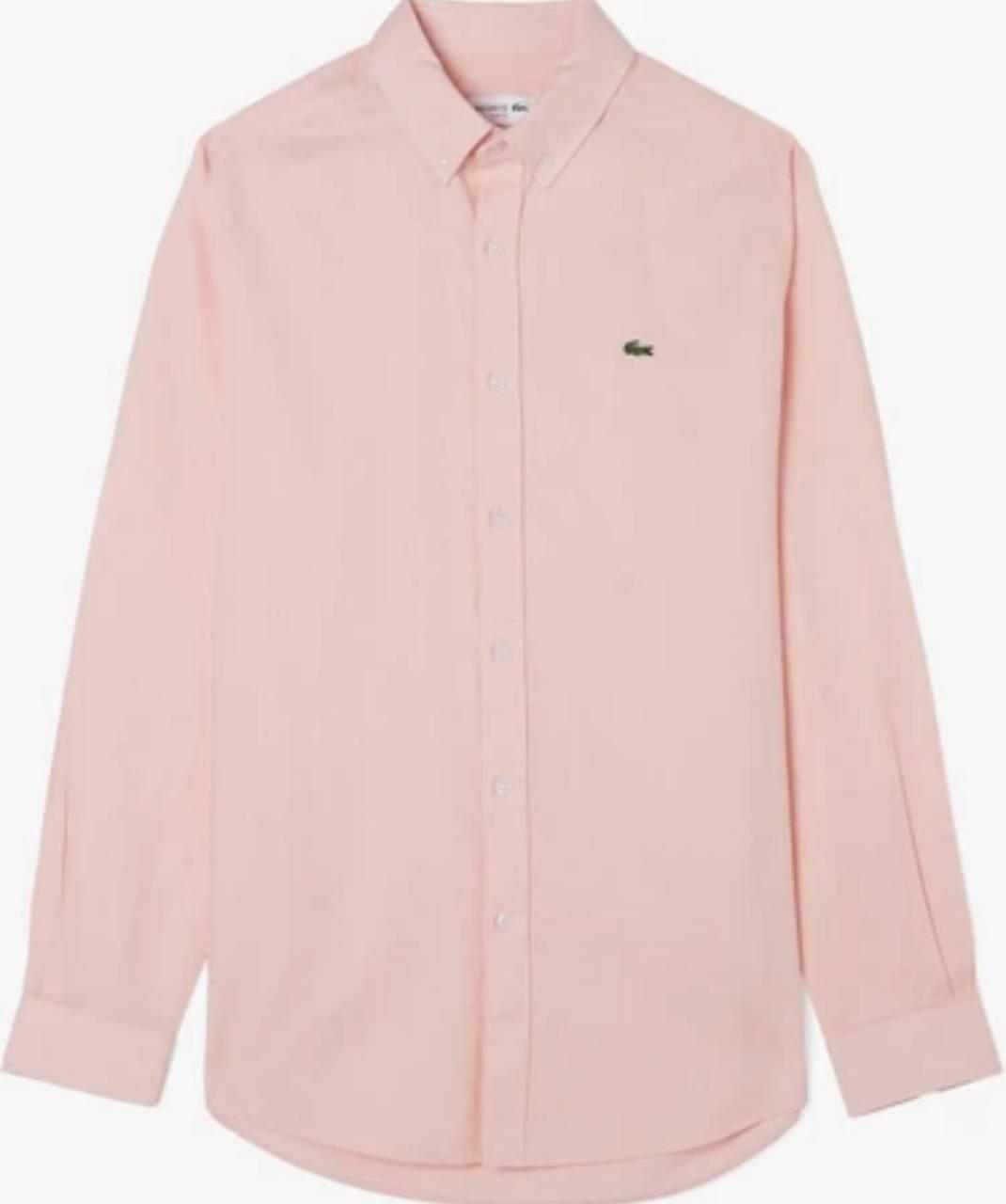 Lacoste 100% Keten Erkek Gömlek – Fransız Kalitesiyle Serinlik