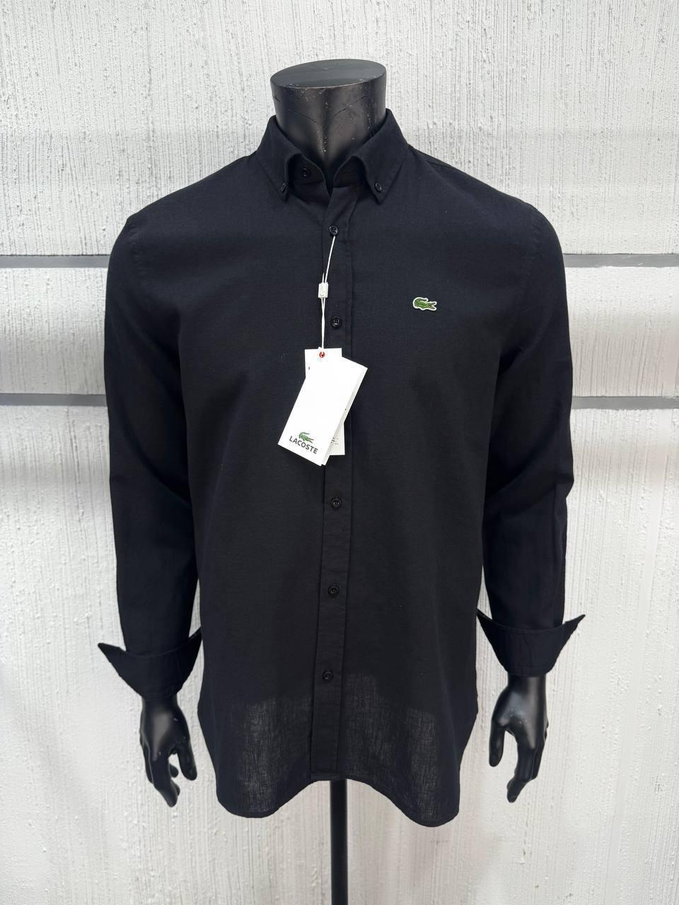 Lacoste 100% Keten Erkek Gömlek – Fransız Kalitesiyle Serinlik