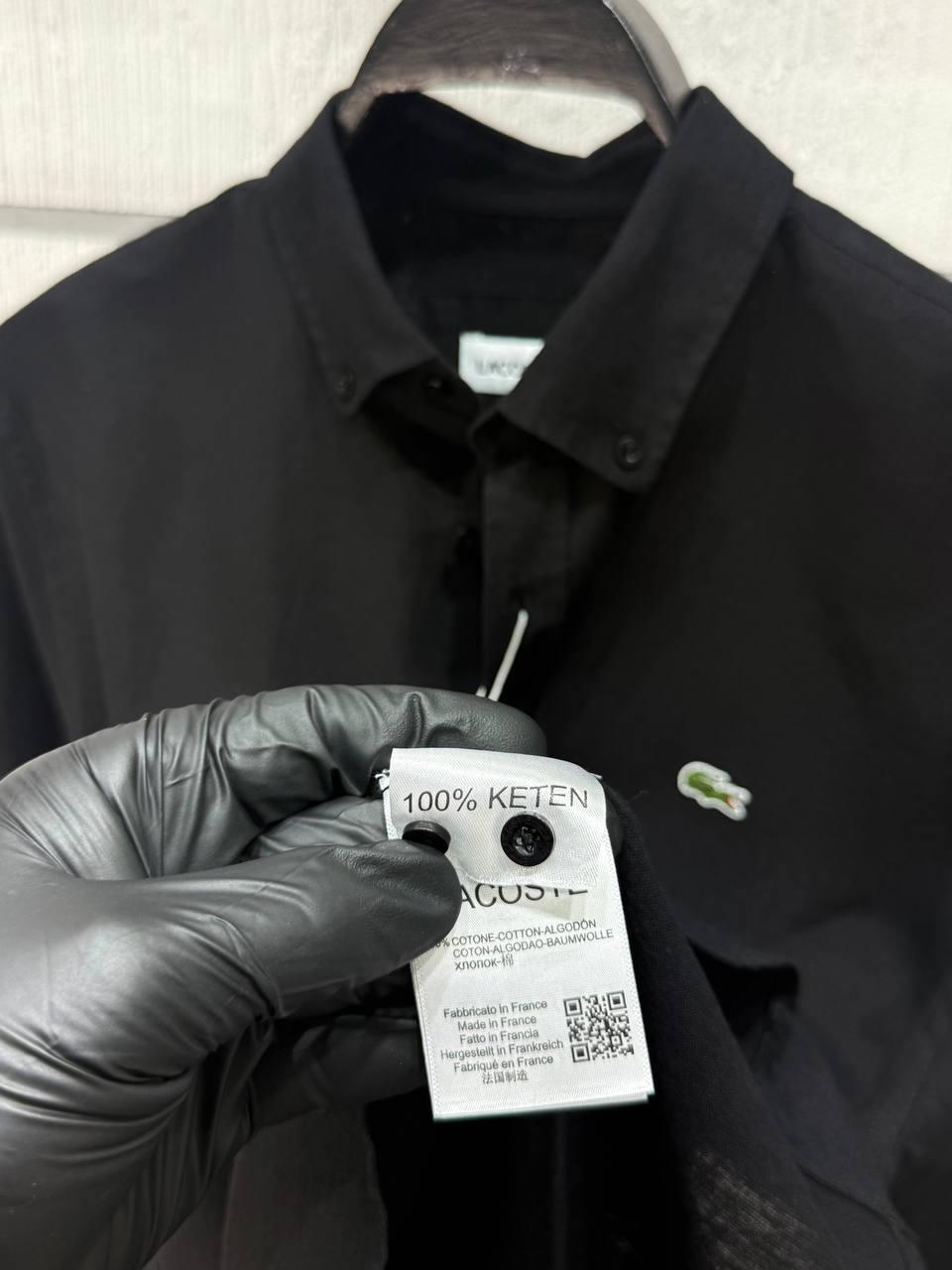 Lacoste 100% Keten Erkek Gömlek – Fransız Kalitesiyle Serinlik