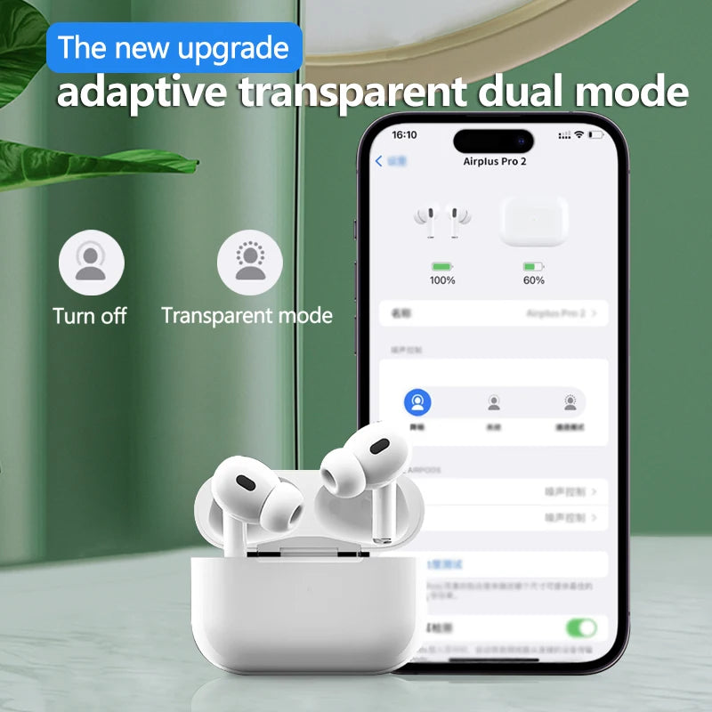 GhayatStyle Air Pro True Kablosuz Bluetooth Kulaklık – iPhone, Android, Xiaomi için Hi-Fi Ses